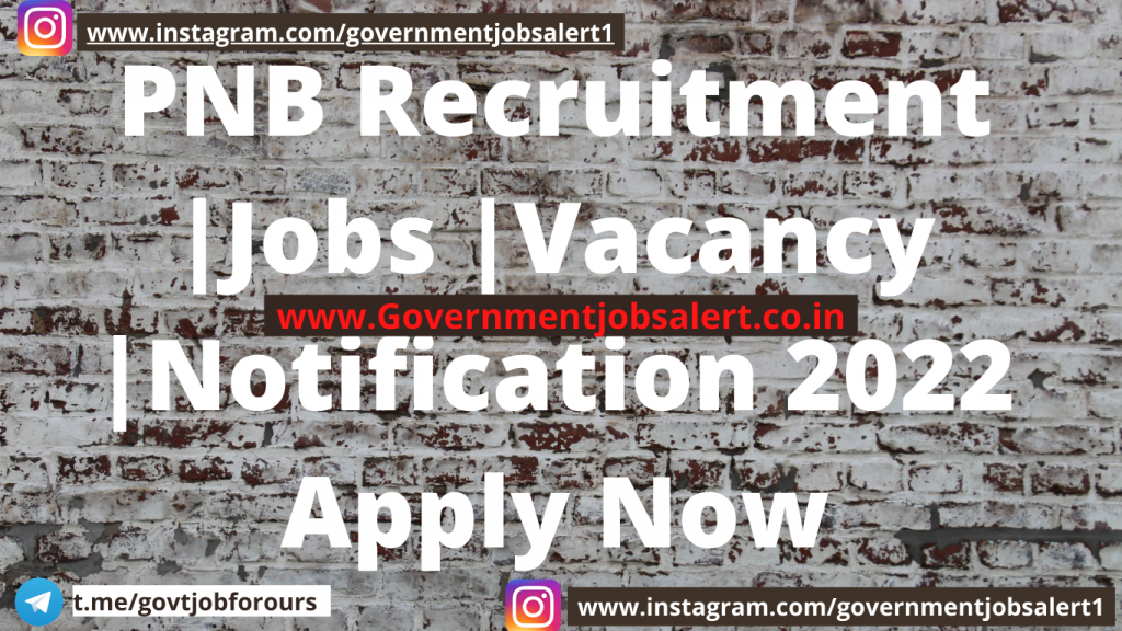 PNB Recruitment |Jobs |Vacancy |Notification 2022 Apply Now PNB Recruitment |Jobs |Vacancy |Notification 2022 Apply Now