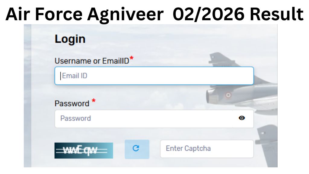 Air Force Agniveer 022026 Result
